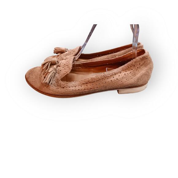 Revolve Dolce Vita Macao tassel  Loafer in Taupe 8 - Picture 5 of 7